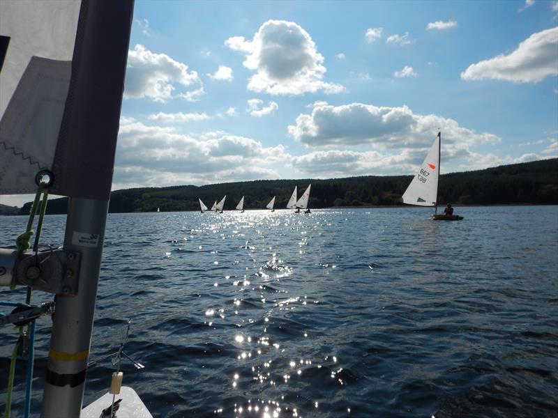 Comets at Merthyr Tydfil photo copyright Mark Govier taken at Merthyr Tydfil Sailing Club and featuring the Comet class
