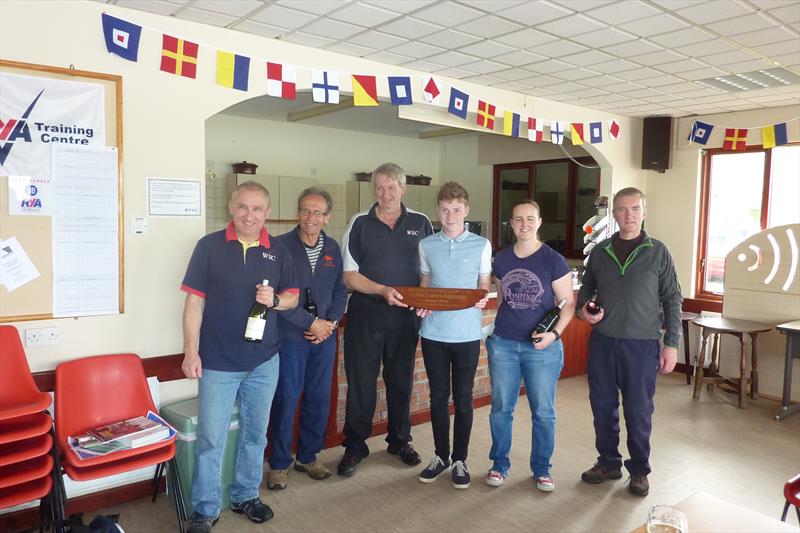 Winsford Flash Comet Open winners photo copyright Jonathan Latham & Craig Hamilton taken at Winsford Flash Sailing Club and featuring the Comet class