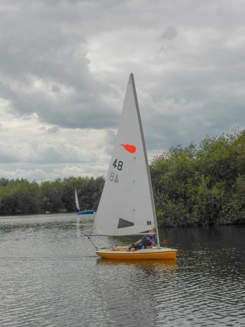 Chris Hatton wins the Comet Championship at Attenborough SC photo copyright Roger Day taken at Attenborough Sailing Club and featuring the Comet class