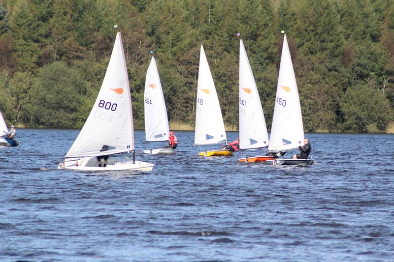Comets at Merthyr Tydfil photo copyright Alun Bevan taken at Merthyr Tydfil Sailing Club and featuring the Comet class