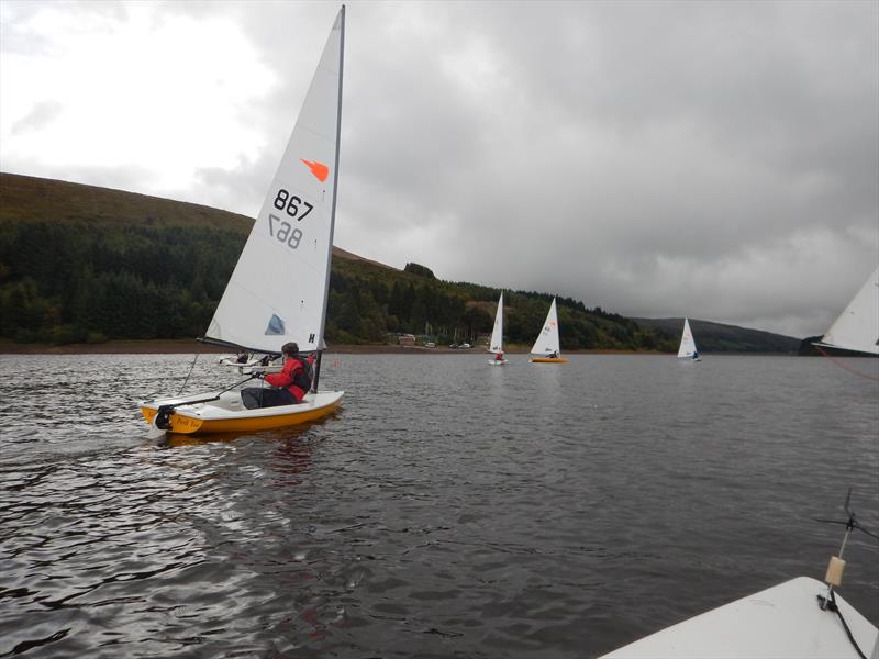 Comets at Merthyr Tydfil photo copyright Mark Goview taken at Merthyr Tydfil Sailing Club and featuring the Comet class