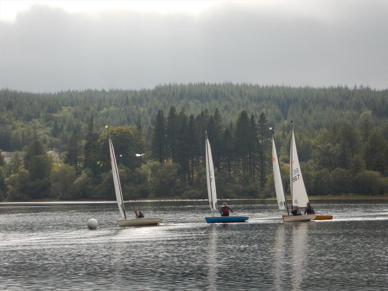 Comets at Merthyr Tydfil photo copyright Mark Govier taken at Merthyr Tydfil Sailing Club and featuring the Comet class