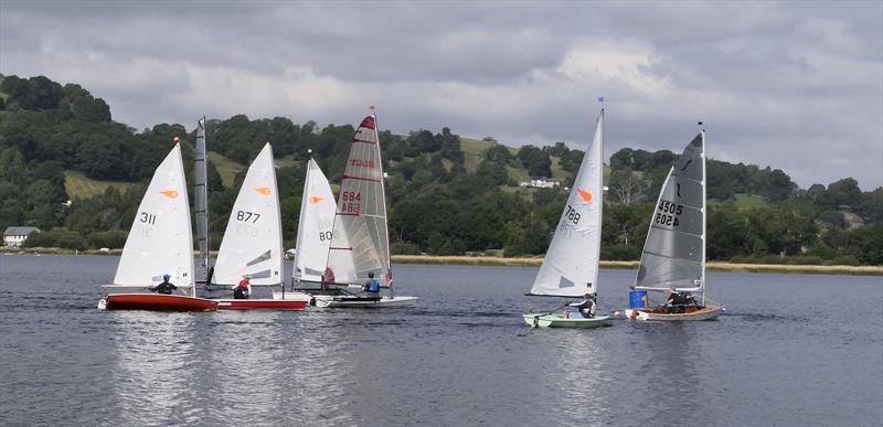 Comets at Bala photo copyright John Hunter taken at Bala Sailing Club and featuring the Comet class