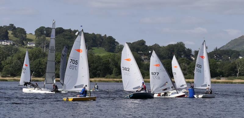 Comets at Bala photo copyright John Hunter taken at Bala Sailing Club and featuring the Comet class