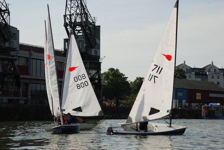 Comets at Baltic Wharf photo copyright Katharine Cashman taken at Baltic Wharf Sailing Club and featuring the Comet class