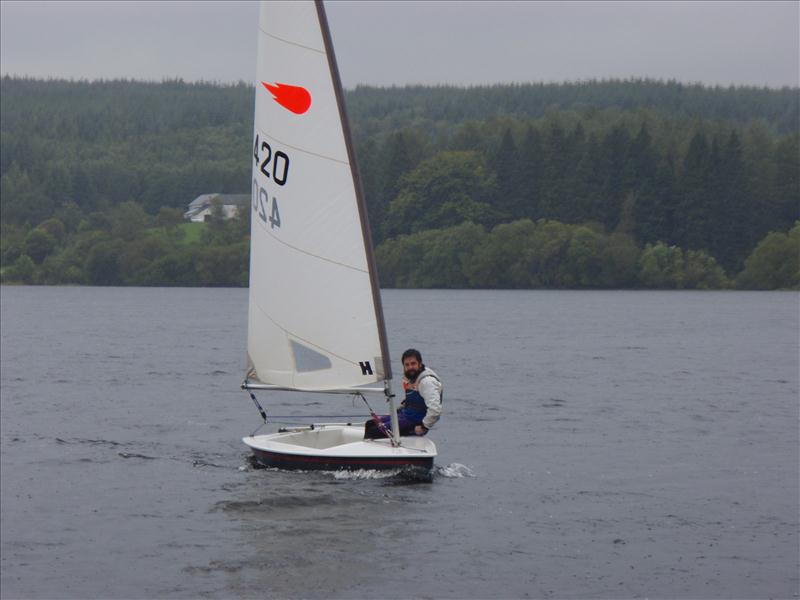 Comets at Merthyr Tydfil photo copyright Mark Govier taken at Merthyr Tydfil Sailing Club and featuring the Comet class