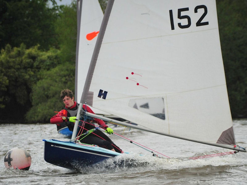 Ian Stone wins the Crawley Mariners Comet open photo copyright Donal Roche taken at Crawley Mariners Yacht Club and featuring the Comet class