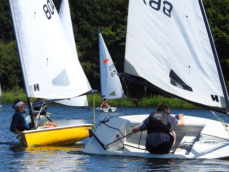 Comet open meeting at Cransley photo copyright Helen Britton taken at Cransley Sailing Club and featuring the Comet class