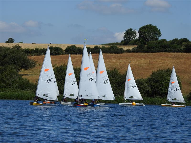 Comet open meeting at Cransley photo copyright Helen Britton taken at Cransley Sailing Club and featuring the Comet class