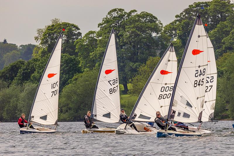 Close action throughout the 2022 Comet Association Championships at Staunton Harold  - photo © Paul Williamson