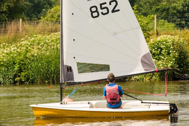2nd place Dave Turtle steady as ever during the Border Counties midweek sailing at Chester Sailing and Canoe Club - photo © PeteChambers@boodogphotography