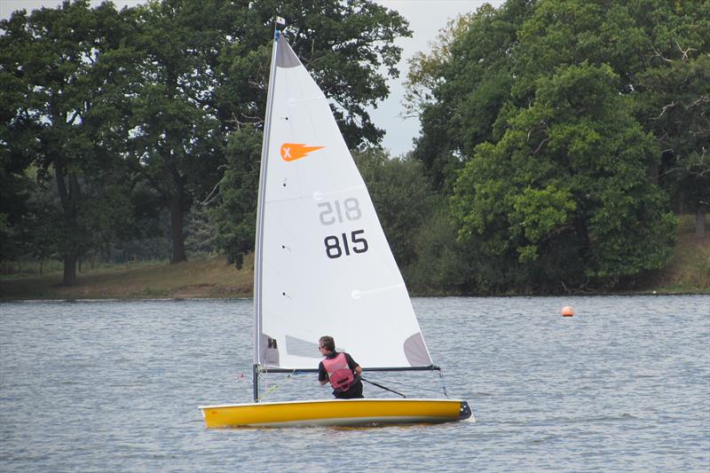 Dave Turtle wins race 1 in the Border Counties Midweek Sailing at Nantwich photo copyright Brian Herring taken at Nantwich & Border Counties Sailing Club and featuring the Comet class