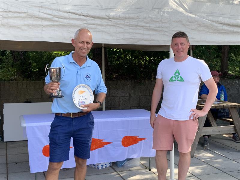 Pete Coop win the 2022 Comet Nationals at Bala photo copyright Charlotte Coop taken at Bala Sailing Club and featuring the Comet class