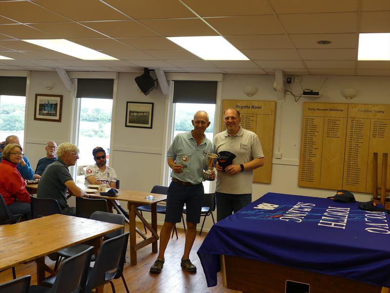 Comet Nationals 2023 at Ogston - Pete Coop receiving the Championship awards - photo © Norah Jaggers