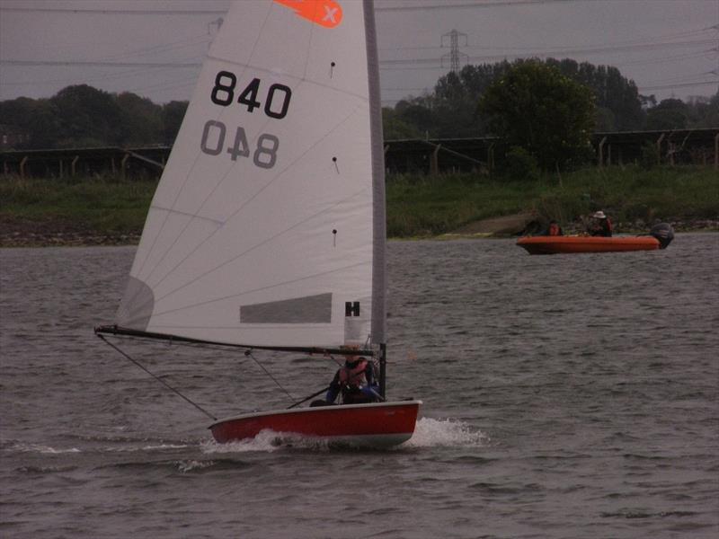 Dave Turtle third overall in the Border Counties Midweek Sailing at Shotwick Lake: - photo © John Neild