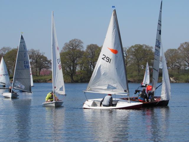 Border Counties Midweek Sailing Series at Nantwich photo copyright Brian Herring taken at Nantwich & Border Counties Sailing Club and featuring the Comet class