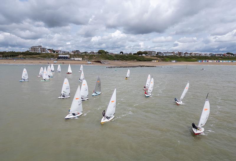 2025 Comet Nationals at Gunfleet - Saturday, the second day, and a race gets underway photo copyright Kevin Jay taken at Gunfleet Sailing Club and featuring the Comet class