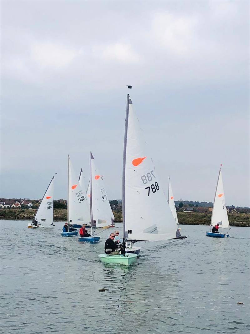 Comets at Eyott photo copyright Nigel Darby taken at Eyott Sailing Club and featuring the Comet class