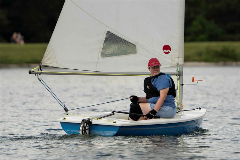 Ali Knight - Comet open meeting at Shustoke photo copyright Viki Rose taken at Shustoke Sailing Club and featuring the Comet class