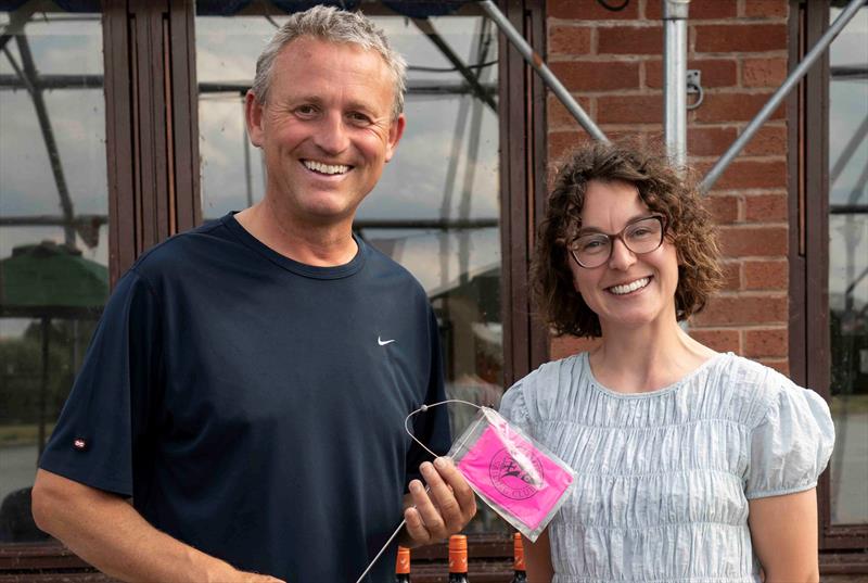 Andy Dale receives his prize as First Visitor - Comet open meeting at Shustoke - photo © Viki Rose