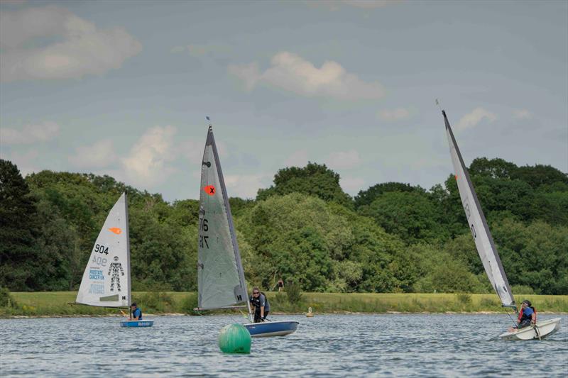 Rachel and Nick approach the leeward mark - Comet open meeting at Shustoke photo copyright Viki Rose taken at Shustoke Sailing Club and featuring the Comet class