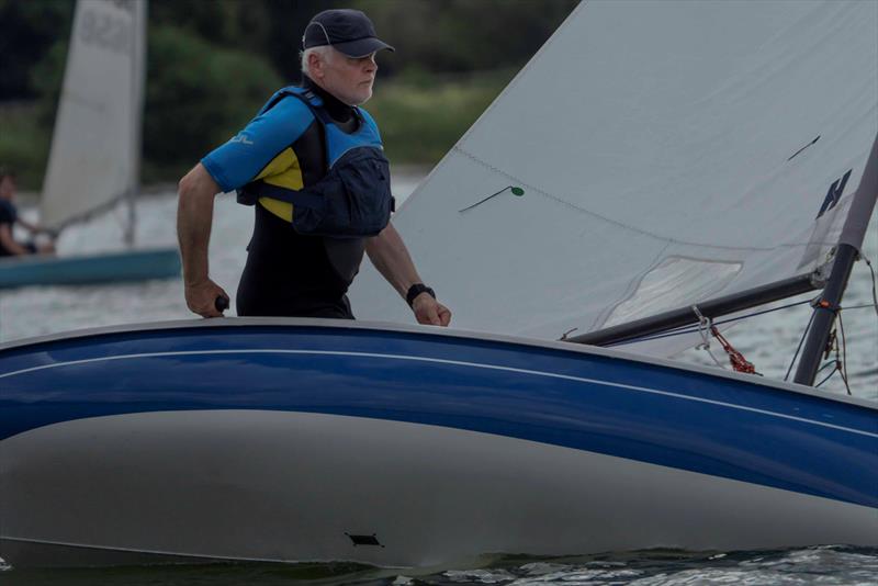 Tim Mardon completing a roll tack - Comet open meeting at Shustoke - photo © Viki Rose