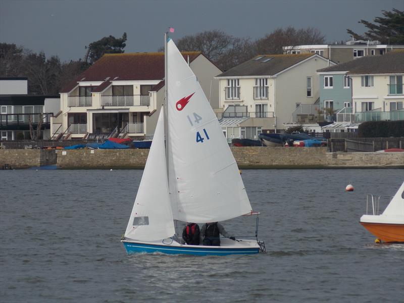 Day 2 of the Icicle Series at Highcliffe  photo copyright Stephanie McCormick taken at Highcliffe Sailing Club and featuring the Comet Duo class