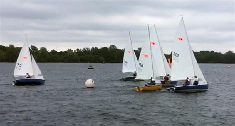 Combined Comet Class Association Inlands at Burghfield photo copyright Ian Bullock taken at Burghfield Sailing Club and featuring the Comet Duo class