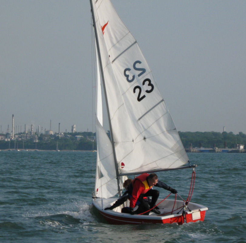 SWSA Evening Series race 3 photo copyright Chris Waddington taken at Southampton Water Sailing Association and featuring the Comet Duo class