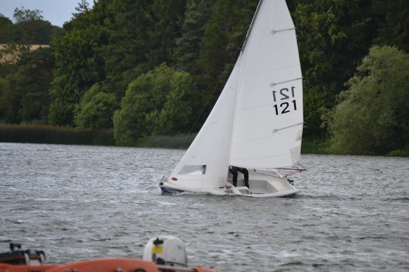 Comet Duo 2022 'Worlds' and Nationals at Cransley photo copyright Nigel Austin, Cave Ellson & Lu Stevenson taken at Cransley Sailing Club and featuring the Comet Duo class