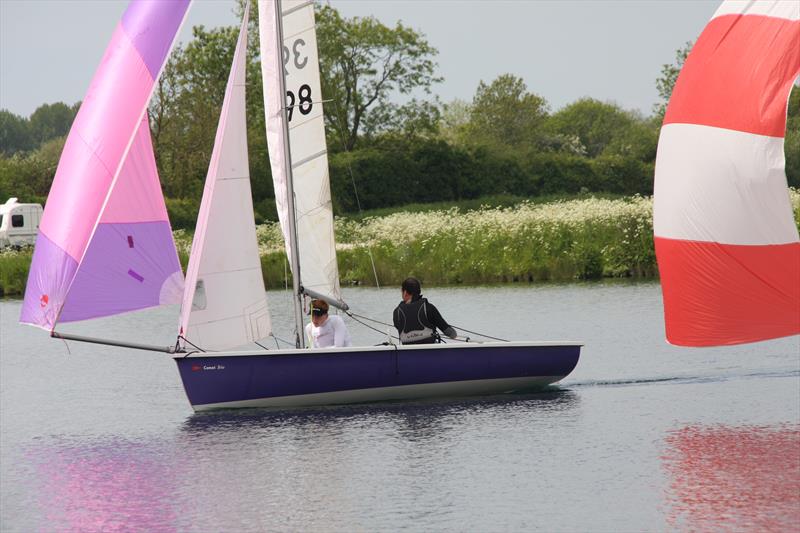 Comet Trio Inlands at Cotswold photo copyright Glyn Rawson taken at Cotswold Sailing Club and featuring the Comet Trio class