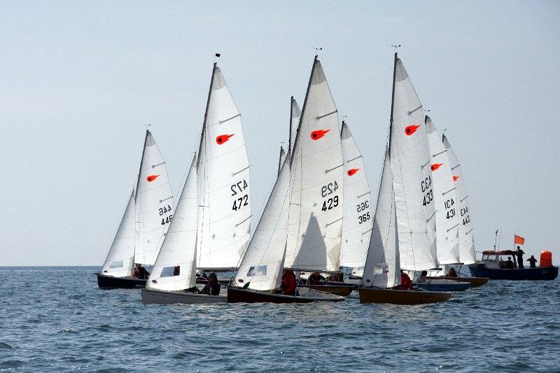 Comet Trio Nationals at Exe photo copyright Mike Rice taken at Exe Sailing Club and featuring the Comet Trio class