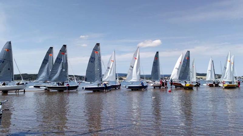 Noble Marine Comet Trio Nationals at Exe day 1 photo copyright Kathy Mcaffrey-Talbot taken at Exe Sailing Club and featuring the Comet Trio class