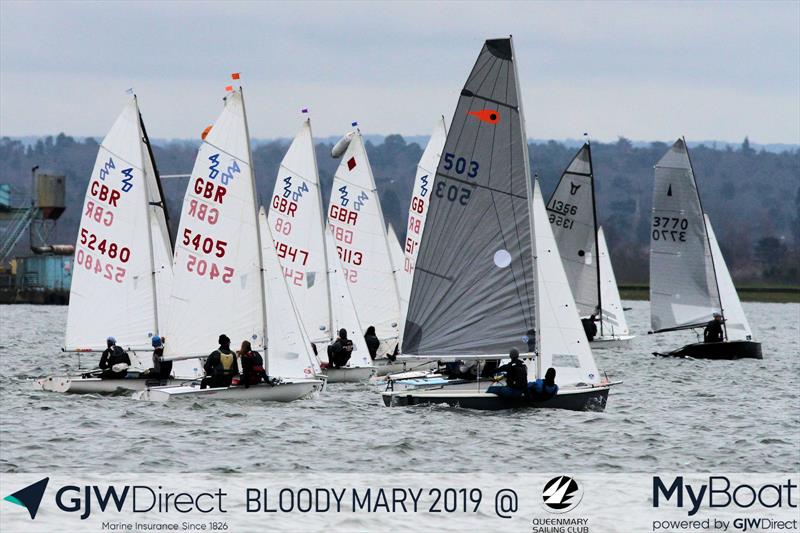 GJW Direct Bloody Mary 2019 photo copyright Mark Jardine taken at Queen Mary Sailing Club and featuring the Comet Trio class