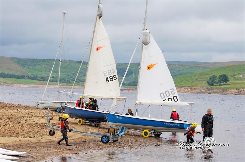 Training at Yorkshire Dales Sailing Club  photo copyright Paul Hargreaves taken at Yorkshire Dales Sailing Club and featuring the Comet Trio class