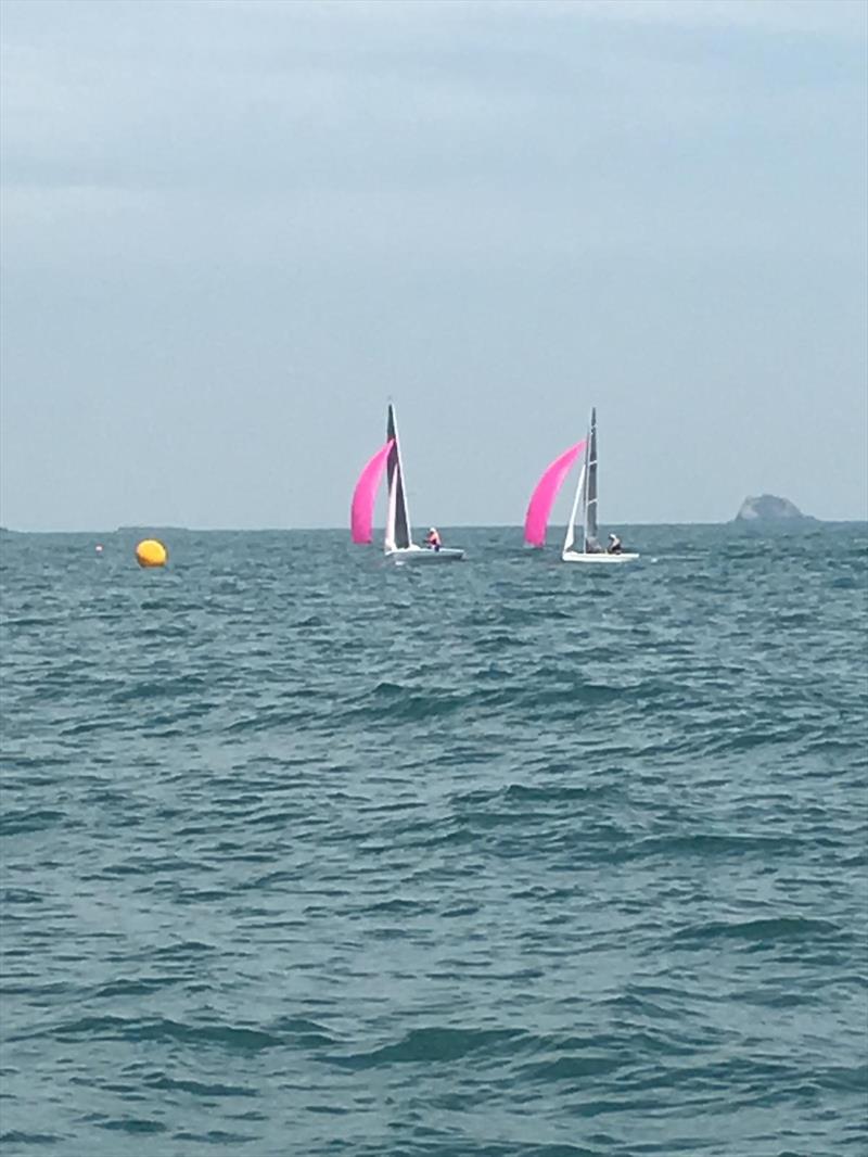 Comet Trio Nationals at Brixham photo copyright Sharon Padro taken at Brixham Yacht Club and featuring the Comet Trio class