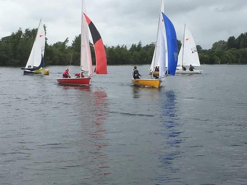 Comet Trios at Whitefriars photo copyright Tracie Padro taken at Whitefriars Sailing Club and featuring the Comet Trio class