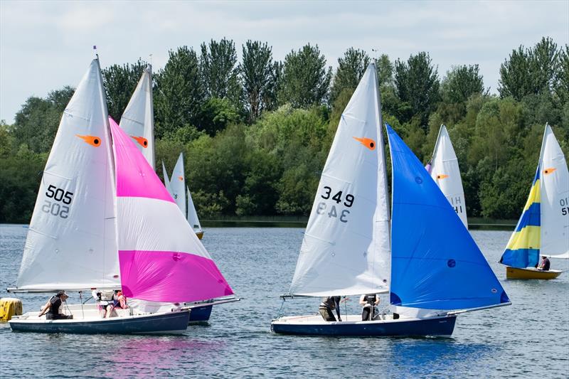 Comet Trios at Whitefriars photo copyright Dave Whittle taken at Whitefriars Sailing Club and featuring the Comet Trio class