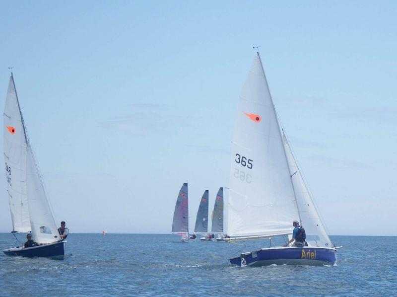 Noble Marine Comet Trio Nationals at Exe day 2 photo copyright Anthony Garret taken at Exe Sailing Club and featuring the Comet Trio class