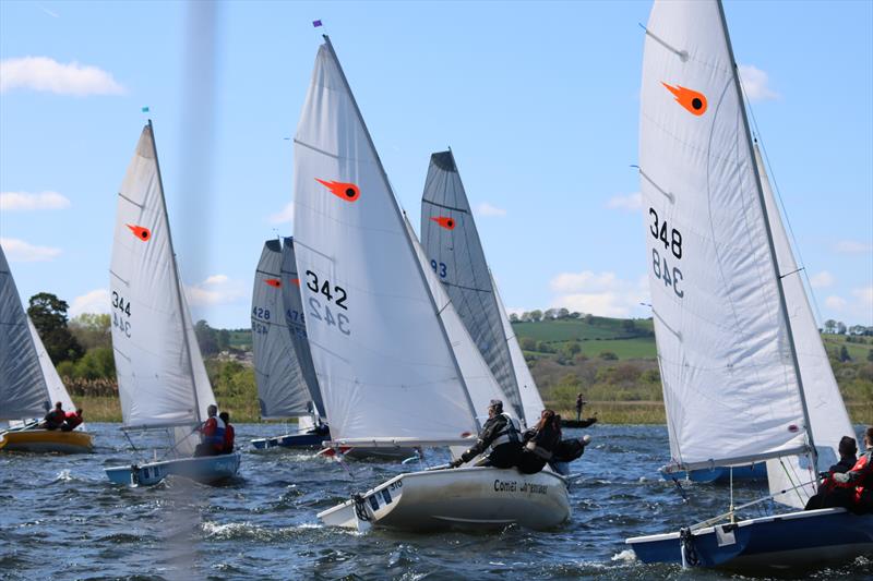 Noble Marine Comet Trio Inland Championship at Llangorse photo copyright Robert Dangerfield taken at Llangorse Sailing Club and featuring the Comet Trio class