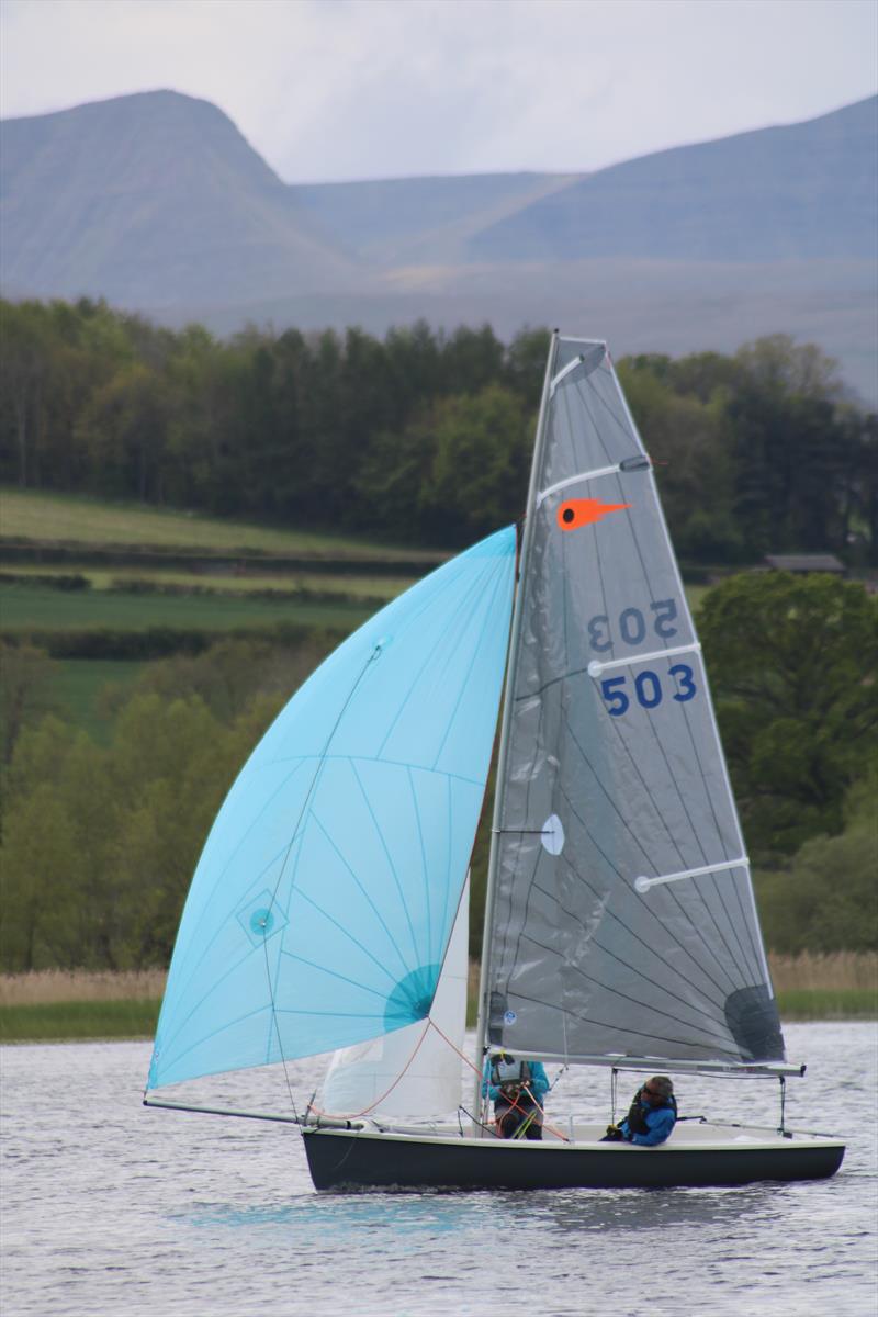 Noble Marine Comet Trio Inland Championship at Llangorse photo copyright Robert Dangerfield taken at Llangorse Sailing Club and featuring the Comet Trio class