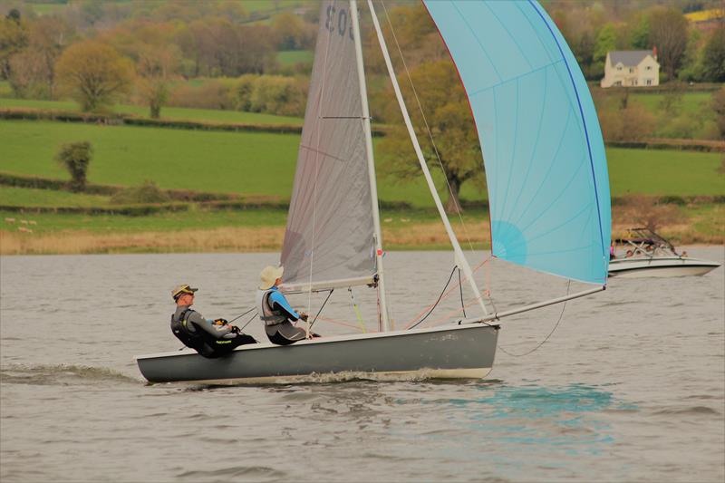 Noble Marine Comet Trio Inlands at Llangorse photo copyright Robert Dangerfield taken at Llangorse Sailing Club and featuring the Comet Trio class