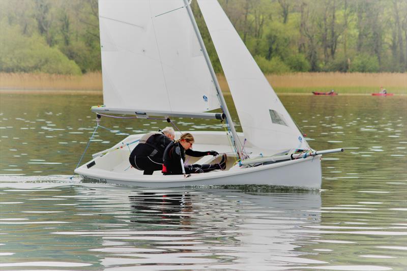 Noble Marine Comet Trio Inlands at Llangorse photo copyright Robert Dangerfield taken at Llangorse Sailing Club and featuring the Comet Trio class