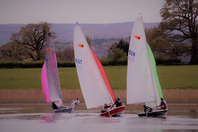 Noble Marine Comet Trio Inlands at Llangorse photo copyright Robert Dangerfield taken at Llangorse Sailing Club and featuring the Comet Trio class