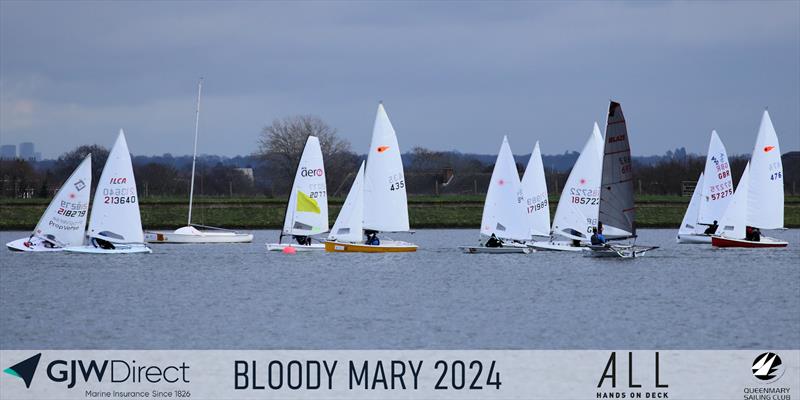 GJW Direct 48th Bloody Mary photo copyright Mark Jardine taken at Queen Mary Sailing Club and featuring the Comet Trio class