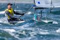 Christoph Homeier confidently defended the yellow jersey of the Contender leader on the penultimate regatta day of Kieler Woche