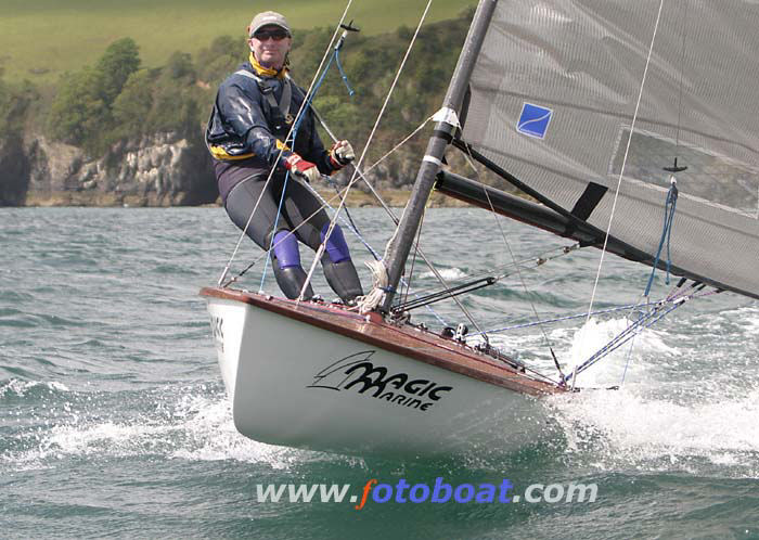 Action from the Contender nationals at Porthpean photo copyright Mike Rice / www.fotoboat.com taken at Porthpean Sailing Club and featuring the Contender class