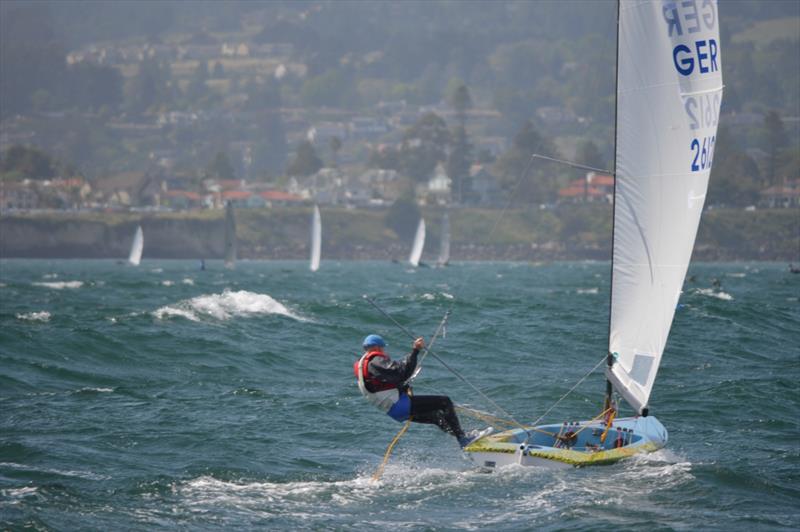 Contender Worlds at Santa Cruz YC photo copyright Rick Linkemyer taken at Santa Cruz Yacht Club and featuring the Contender class