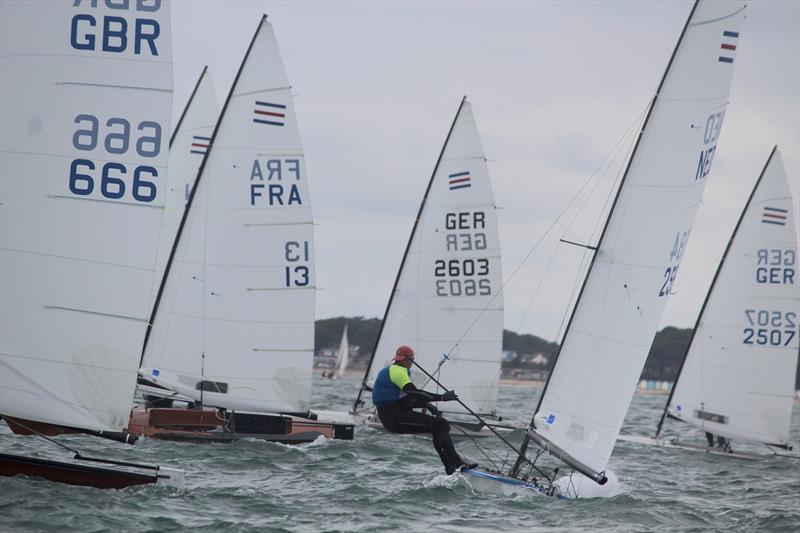 Contender Europeans at Highcliffe day 1 photo copyright Sarah Desjonqueres taken at Highcliffe Sailing Club and featuring the Contender class