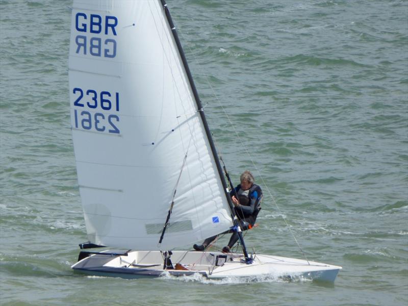 Contenders at Broadstairs photo copyright John Fullerton taken at Broadstairs Sailing Club and featuring the Contender class